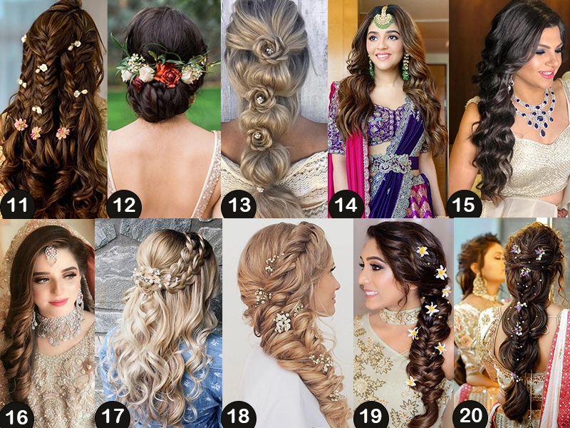 Top 10 Gorgeous and Modern Hairstyle for Lehenga-anthinhphatland.vn